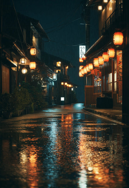 Quiet Kyoto After Rain