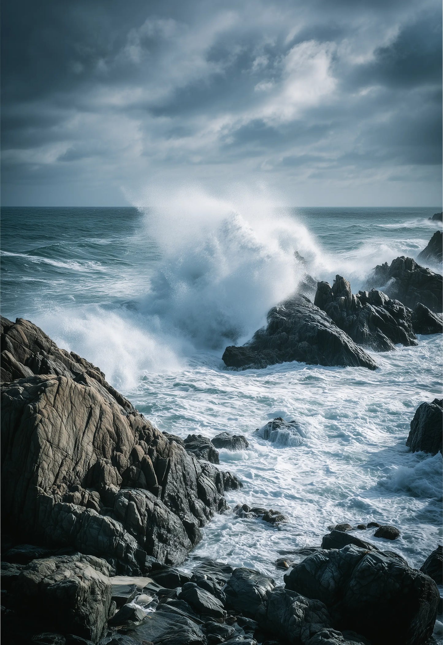 Tempest on the Rocks