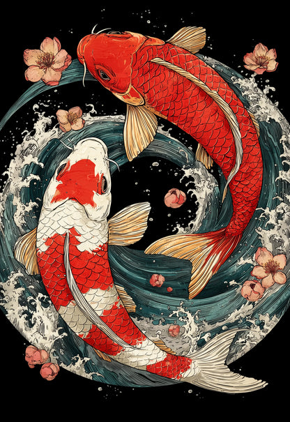 Yin-Yang Koi Dance